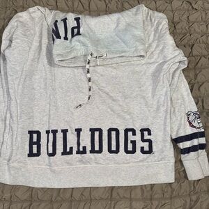 Gray Bulldogs Hoodie